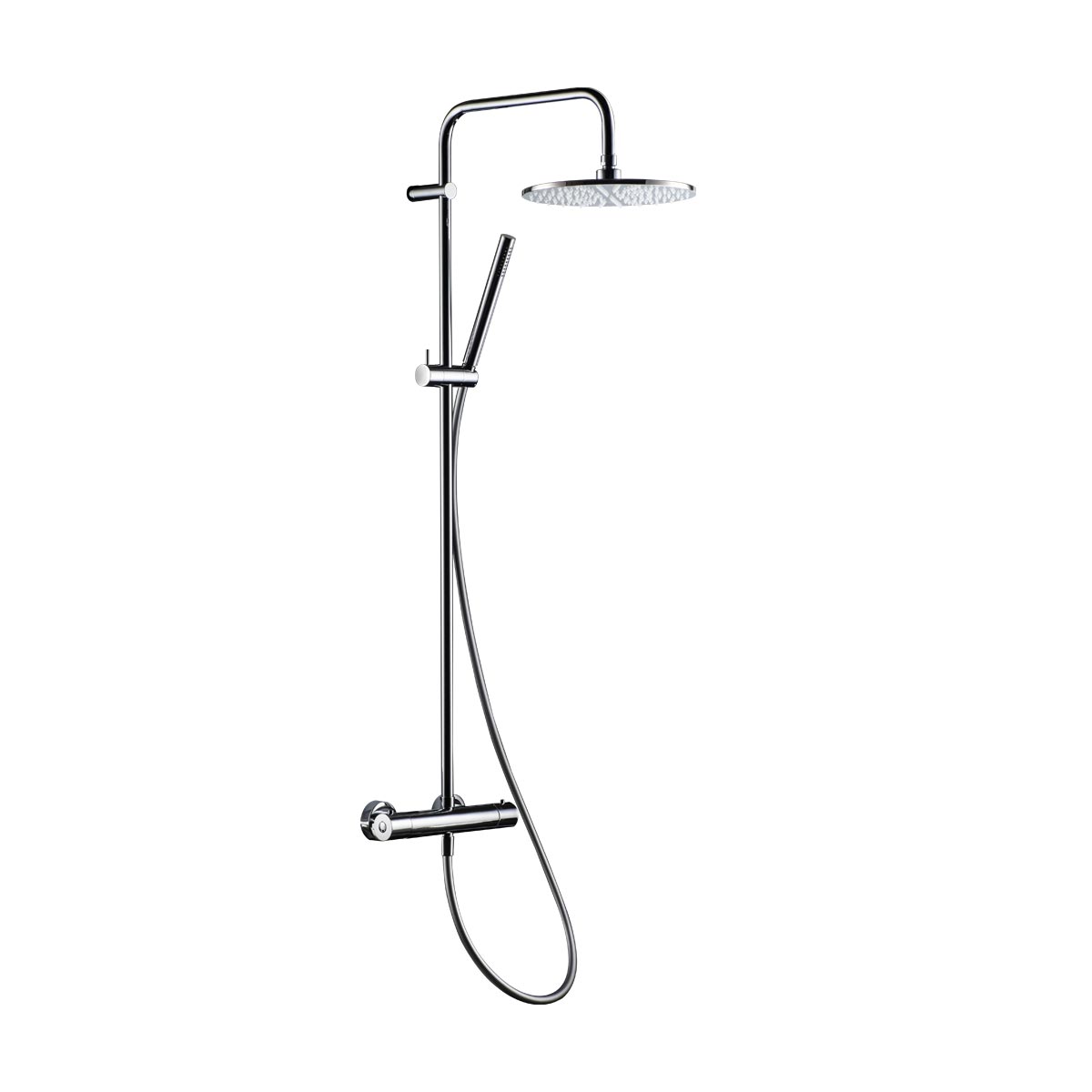 Colonna doccia Aurora - Cromo - Cropelli Shower, sistemi doccia di design per il tuo bagno