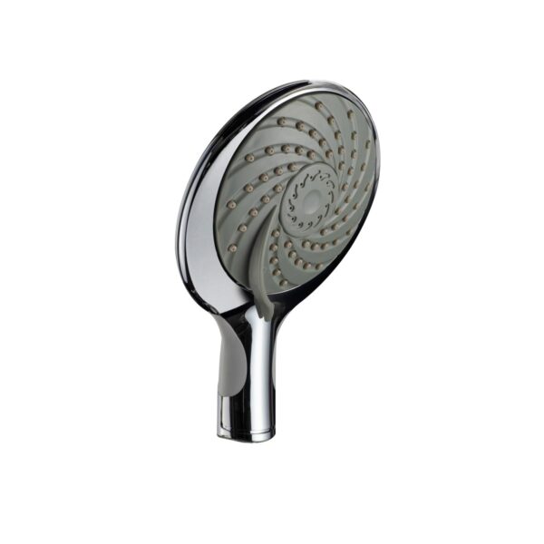 Doccetta tonda Luvia - Cromo e ABS - Cropelli Shower, sistemi doccia di design per il tuo bagno