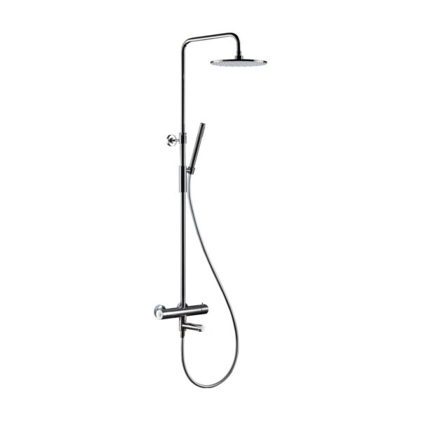 Colonna doccia Tub Tele - Cromo - Cropelli Shower, sistemi doccia di design per il tuo bagno